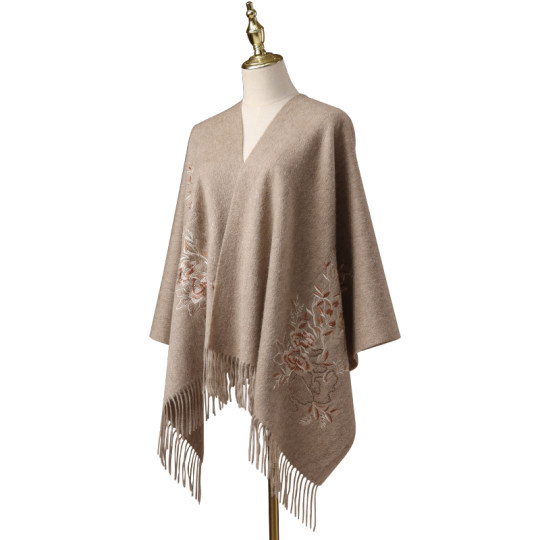 Pure wool gift box embroidered Chinese style women's autumn and winter