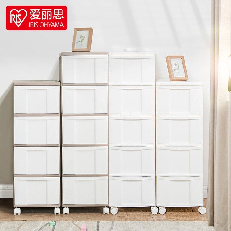 IRIS 爱丽思 窄型夹缝带轮收纳柜 MCD325 凑单折后￥136.8包邮