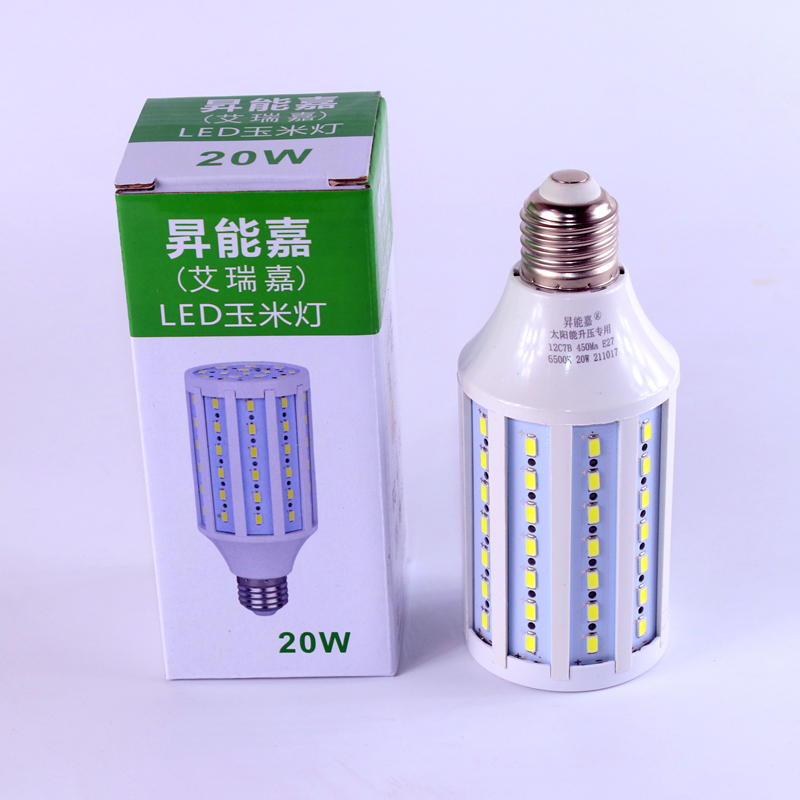 太阳能升压控制器专用玉米灯泡20W6C12B12串6并3.2V低压E27螺口灯 - 图1