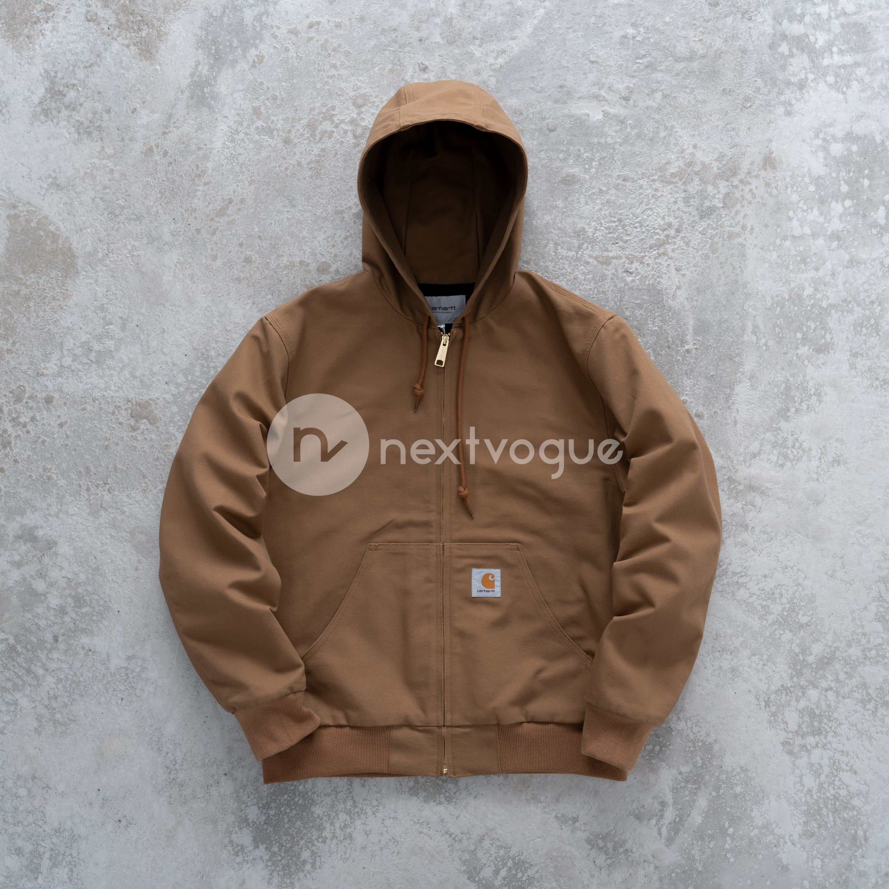 【NextVogue】carhartt wip active jacket 薄款连帽工装夹克外套 - 图0