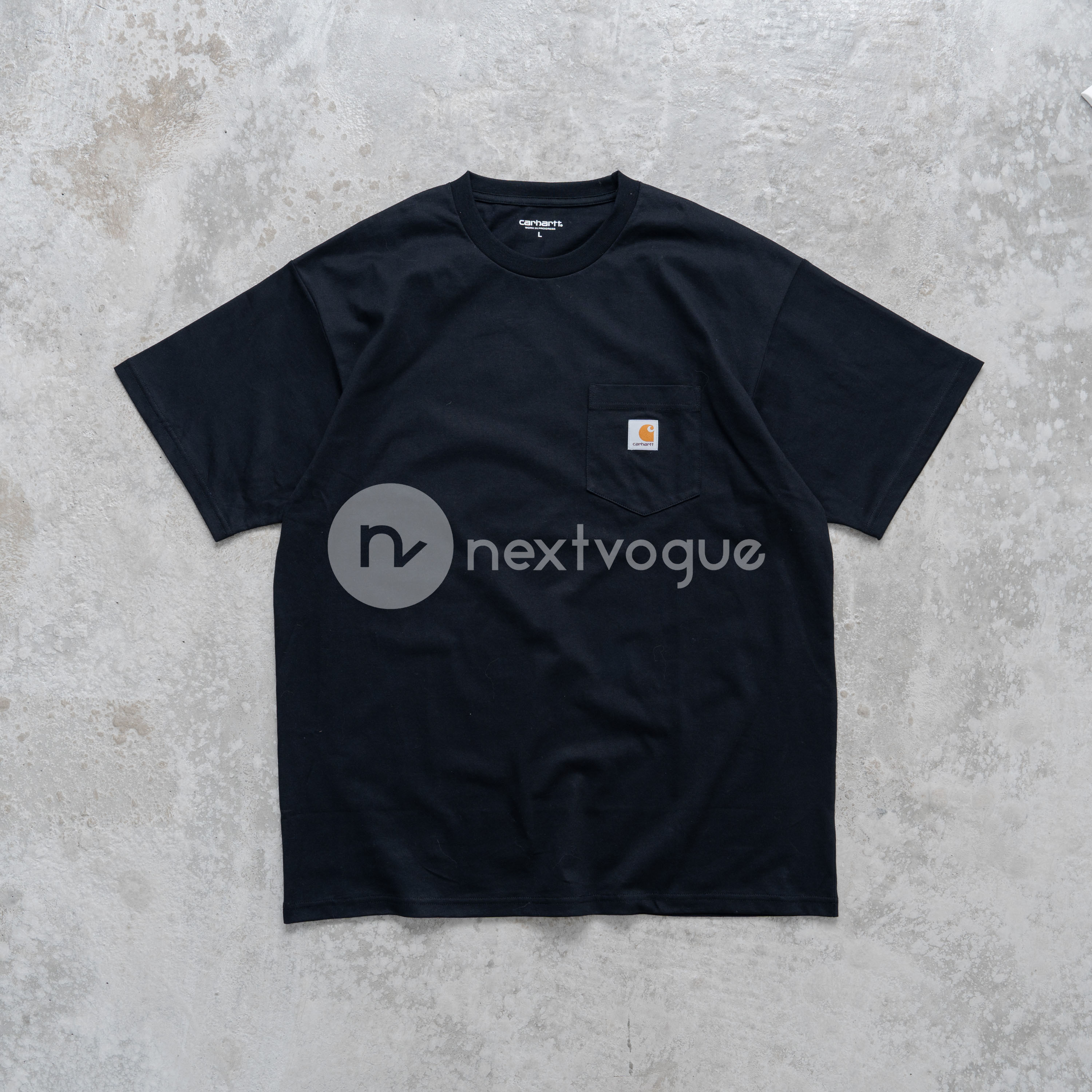 【NextVogue】carhartt wip pocket loose 厚款宽松口袋短袖现货 - 图1