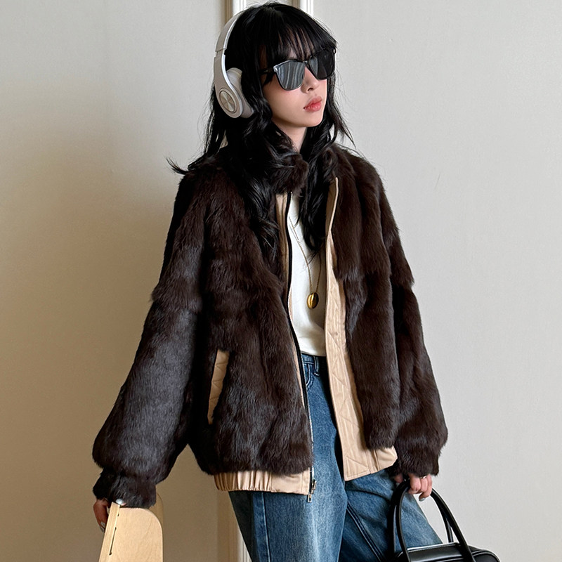 【所有女生的衣橱直播间】VIVIDINI 两面穿兔毛皮草派克服外套,淘宝优惠券,粉丝福利购,淘宝优惠卷
