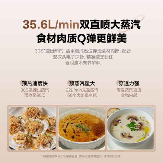 华帝嵌入式蒸烤箱一体机家用电蒸箱嵌入式大容量23019/18/25