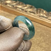 Jewelry laokeng ice species artistic conception floating flowers live broadcast jade finger ring