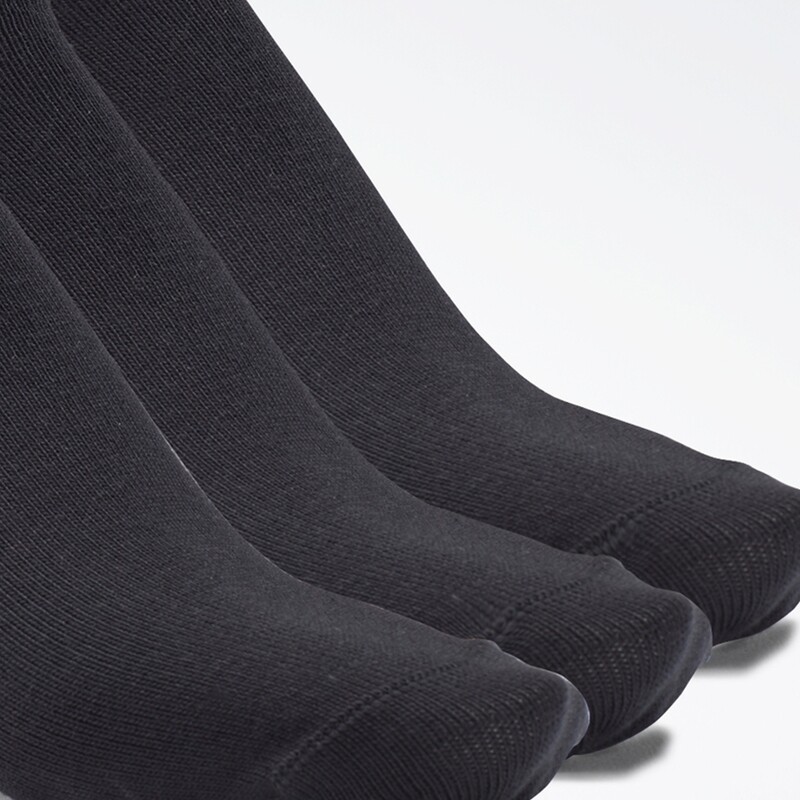 Set of 3 pairs of unisex boat socks Reebok - Active Foundation Invisible  GH0424 Black - No-show - Women - Socks - Fabrics - Accessories |  efootwear.eu