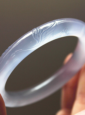 仙家天然手工雕刻冰种朱砂玉髓