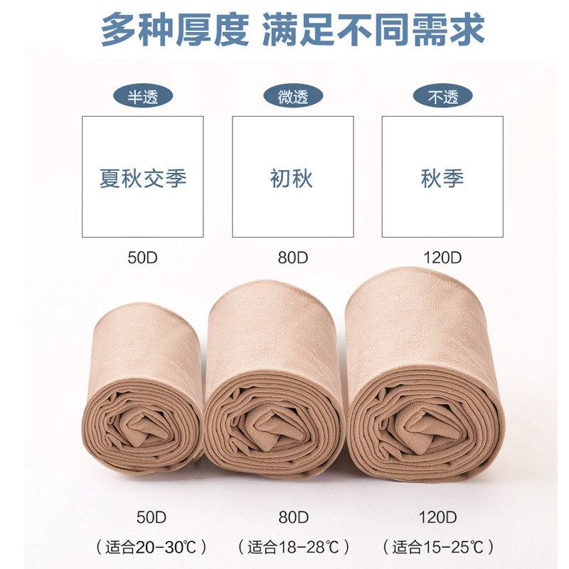 春秋光腿神器裸感超自然中厚防勾丝 浪莎晓萌短袜/打底袜/丝袜/美腿袜