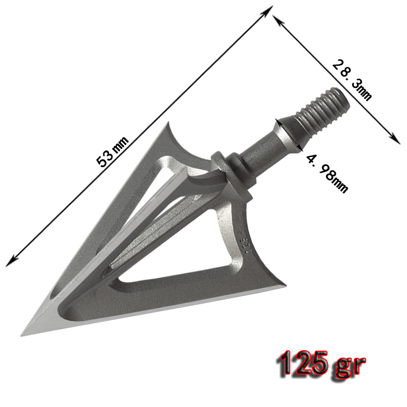 G5X3升级款125格令箭头S2S3X5户外射箭咆哮大箭头反曲复合弓通用 - 图1