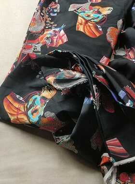 桑蚕丝弹力缎旗袍衣服裤子布料