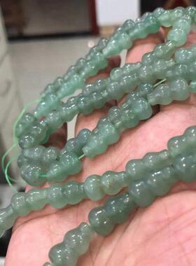 新款东陵玉项链宝葫芦男女款挂绳挂坠配饰礼品摆件抛光人物东南亚