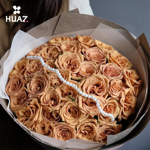 法式果礼材料珍珠配件塑料珠链装饰品果篮耗材水果礼盒diy材料 - 图0