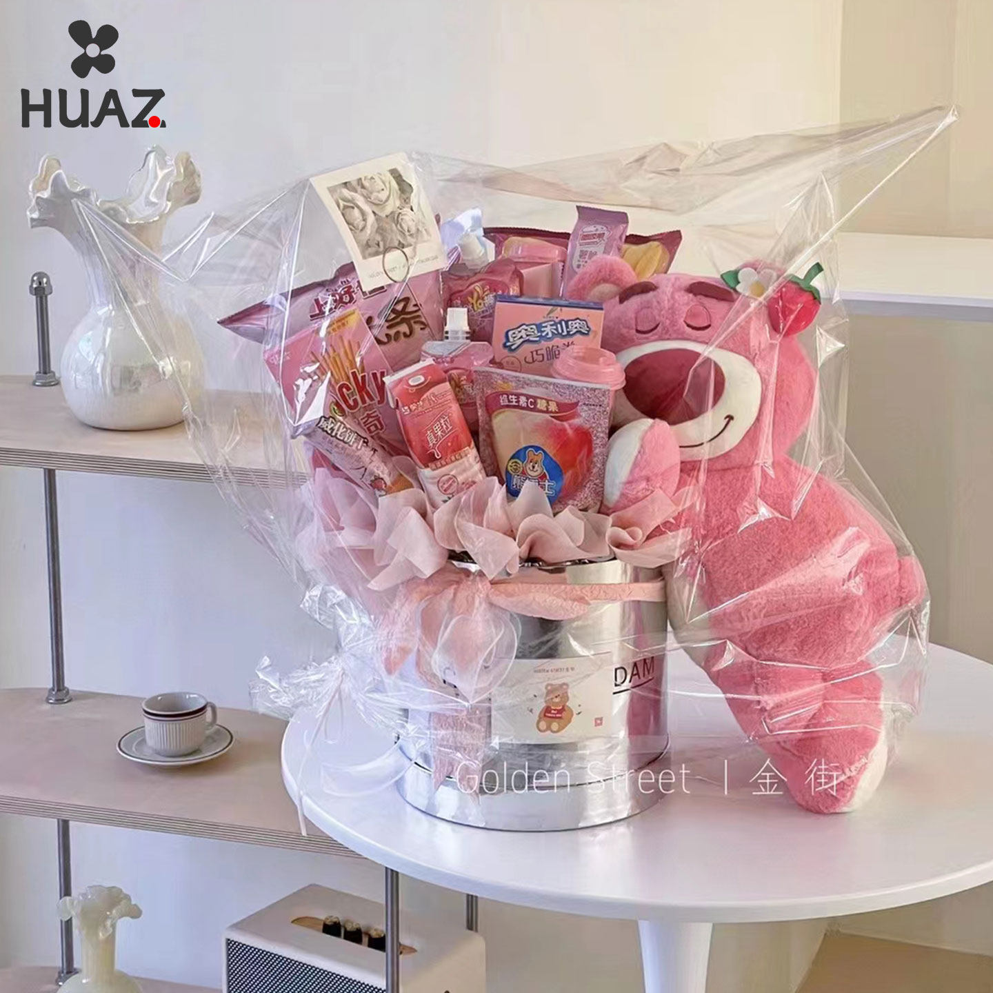 花束防尘袋透明袋OPP防尘罩防水防污大号礼品套袋塑料鲜花保护袋,淘宝优惠券,粉丝福利购,淘宝优惠卷