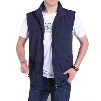 ສະແດງໃຫ້ເຫັນລົດ vest ກາງແຈ້ງຂອງຜູ້ຊາຍພາກຮຽນ spring ແລະ summer ກິລາບາງໆ vest ຜູ້ຊາຍວ່າງ waistcoat vest