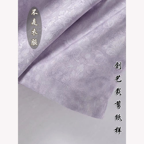 打版裁剪F123新中式丝绸衬衫女夏季新款桑蚕丝花萝妈妈上衣纸样版 - 图2