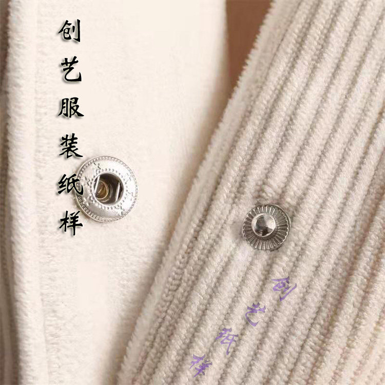裁剪图纸版B179衬衫女灯芯绒女装底衫2020秋冬季新款衬衣纸样实物