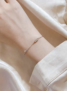 学生森系冷淡风饰品韩版幸运手环