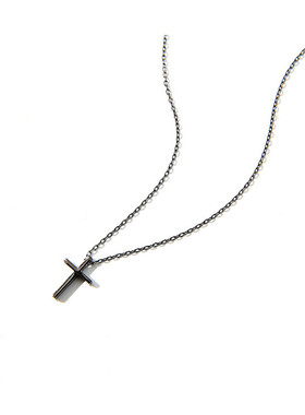 暗黑时尚风颈链十字架吊坠可调节