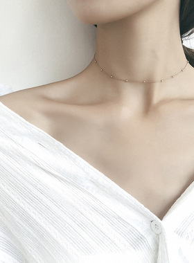 choker少女心韩国短款细项链