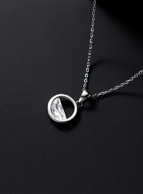 一泓清泉项链设计感小众锁骨链轻奢个性气质时尚百搭简约项链