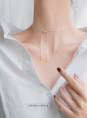 韩版学生渐冻人银手链