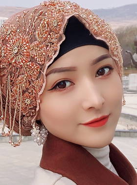 莉麦亿纱重工雅思米尼套回帽子