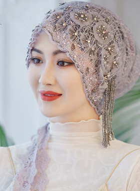 民族风帽子头巾女包头遮发帽