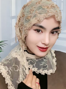 头巾帽子女包头帽披肩帽子