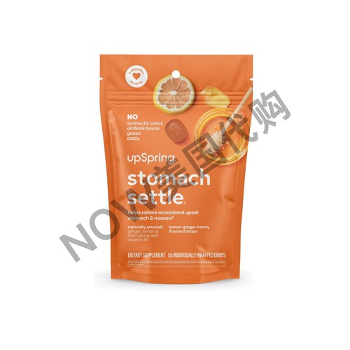 美国直邮 UpSpring -缓解怀孕恶心姜柠檬蜂蜜维生素B6晨吐 - 图3
