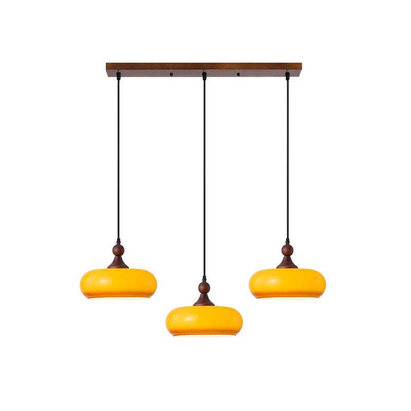 新款蜂窝柿子饼中古风格餐厅吊灯三头走廊过道阳台书房单头小吊灯,淘宝优惠券,粉丝福利购,淘宝优惠卷