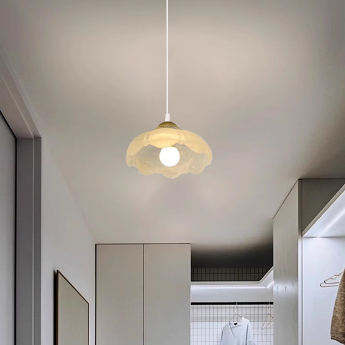 卧室床头创意艺术小吊灯阳台玄关过道灯现代简约吊线装饰单个吊灯 - 图1