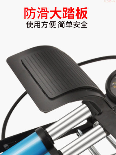 欧耐汽车充气泵车载充气泵摩托车自行车电动车脚踩脚踏气泵打气筒 - 图3