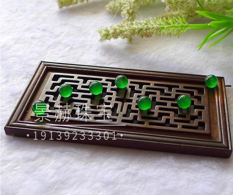 天然缅甸翡翠A货冰种帝王绿阳绿冰绿DIY散珠子配珠手串链子配饰珠,淘宝优惠券,粉丝福利购,淘宝优惠卷