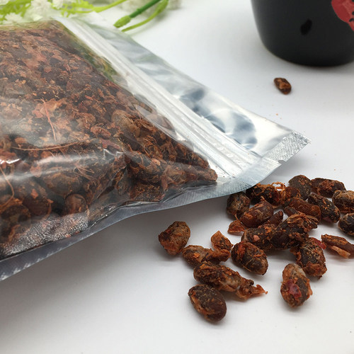徐州邳州特产农家自制老盐豆子香辣味酱豆子臭豆子臭盐豆500克 - 图1