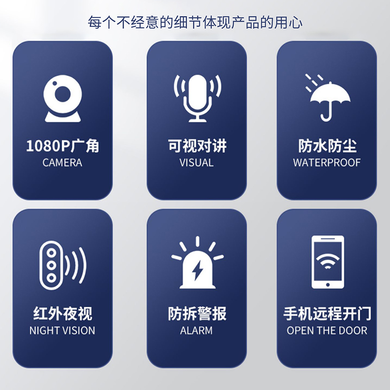 海康威视门禁系统一体机人脸识别可视对讲113室内机别墅双向通话 - 图0