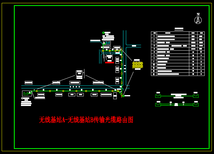 CAD代画通信线路管道图纸预算宽带FTTH设计综合布线监控方案可研 - 图2