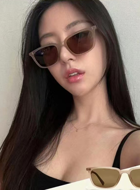 深情眼叶蒙张予曦同款近视墨镜女