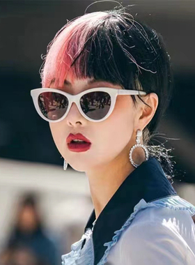 防紫外线猫眼款男女可配近视墨镜