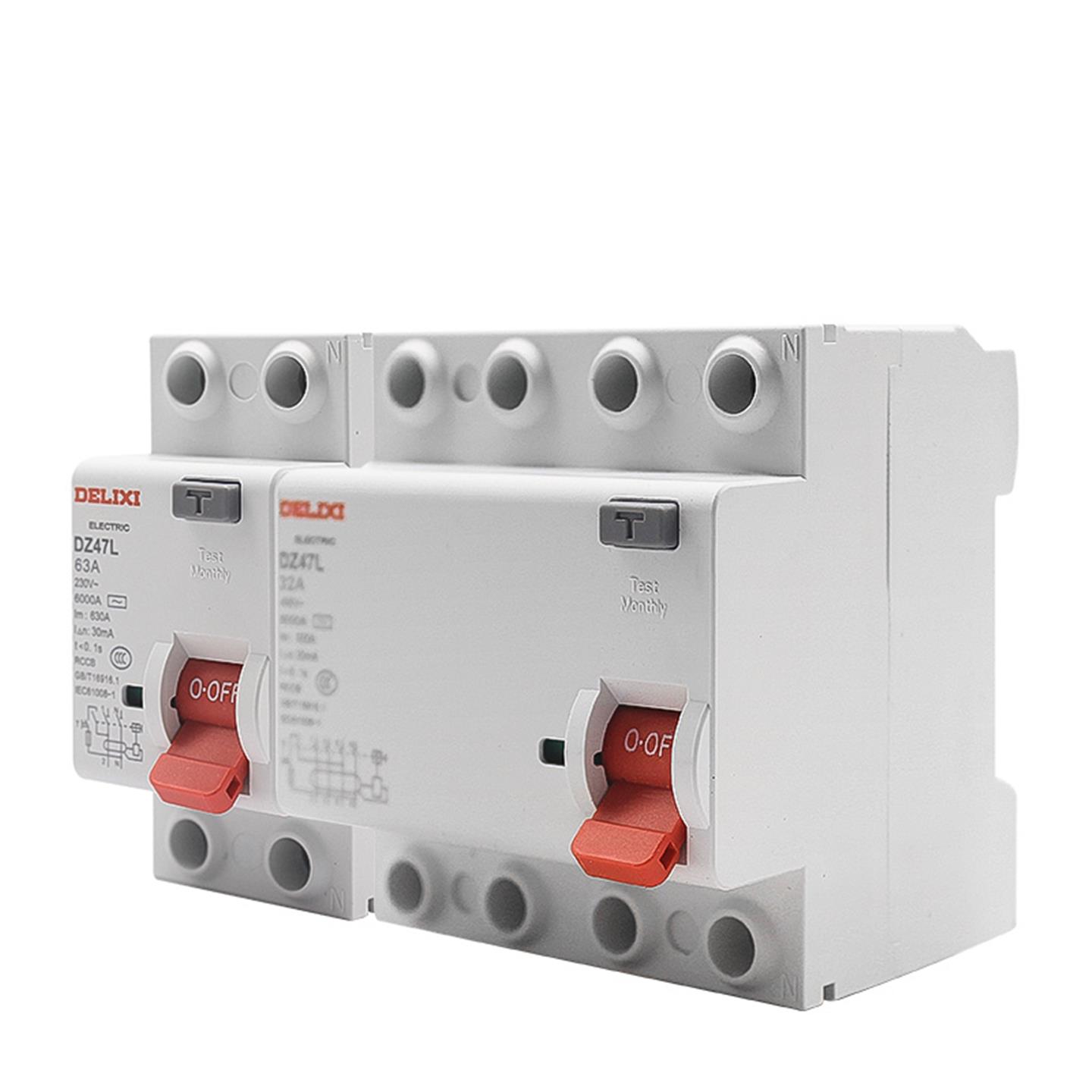 小型DZ47L漏电开关CDL7-63 4P 20A32A40A63A电磁漏电断路器 - 图1