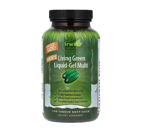 Irwin Naturals锯棕榈Steel-Libido男性X2 RED绿色一氧化氮玛卡根 - 图0