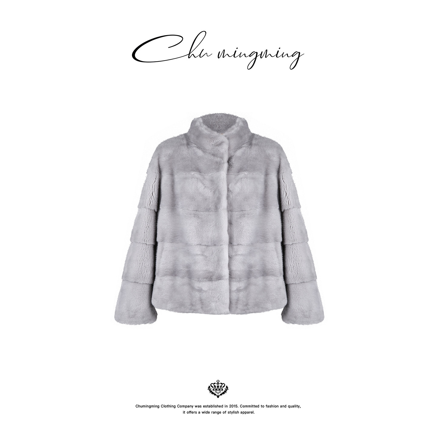 CHU楚妞[霜蓉]蓝宝石进口短款水貂毛貂皮皮草2025冬季新款女外套,淘宝优惠券,粉丝福利购,淘宝优惠卷