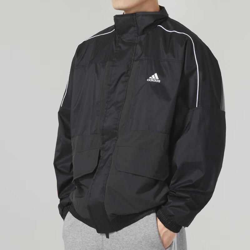 Adidas/阿迪达斯男女新款防风运动服立领夹克外套 IK7326 IS5147 - 图1