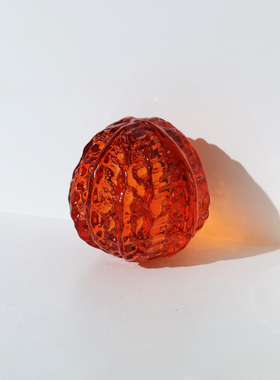 仿真水晶琉璃小核桃摆件高档工艺品办公室镇纸客厅装饰送朋友礼物