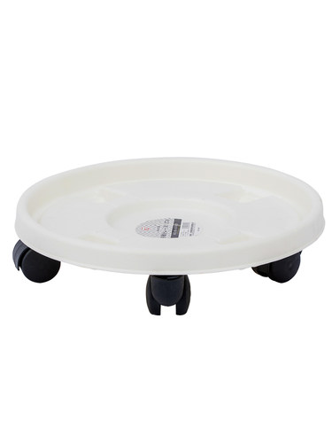 爱丽思客厅滑轮轮移动接水托盘滚轮花盆底座底盘爱丽丝iris树脂 - 图3