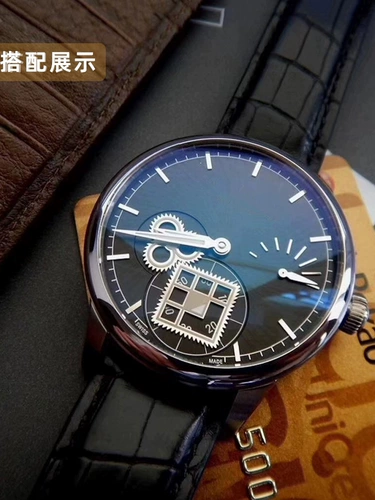 Качественный черный кожаный ремешок для часов ручной работы, крокодиловый принт