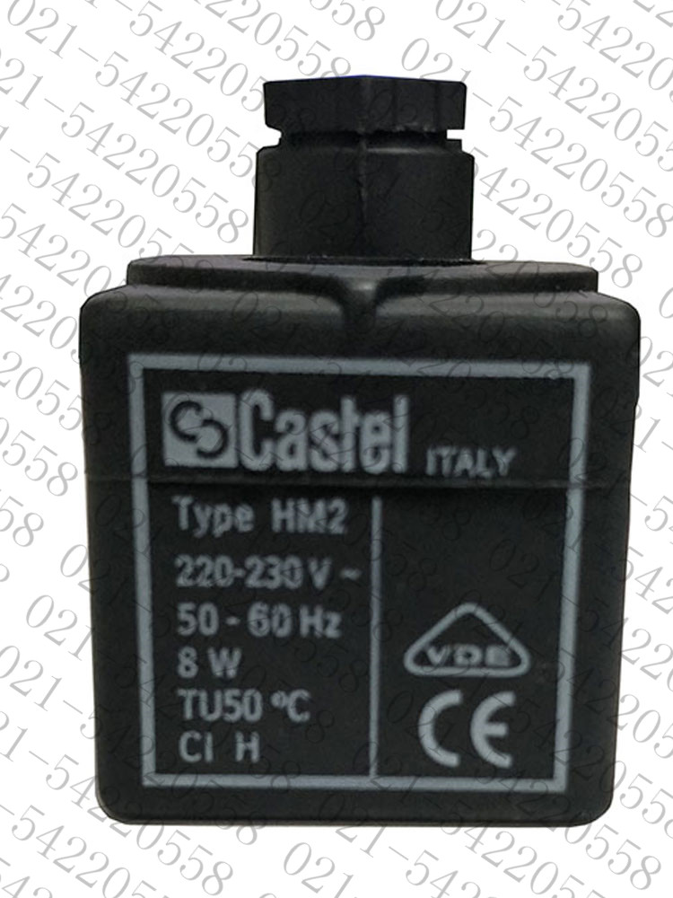 原装进口卡士妥Castel Type HM2 220V~230V 50-60HZ 8W电磁阀线圈 - 图2