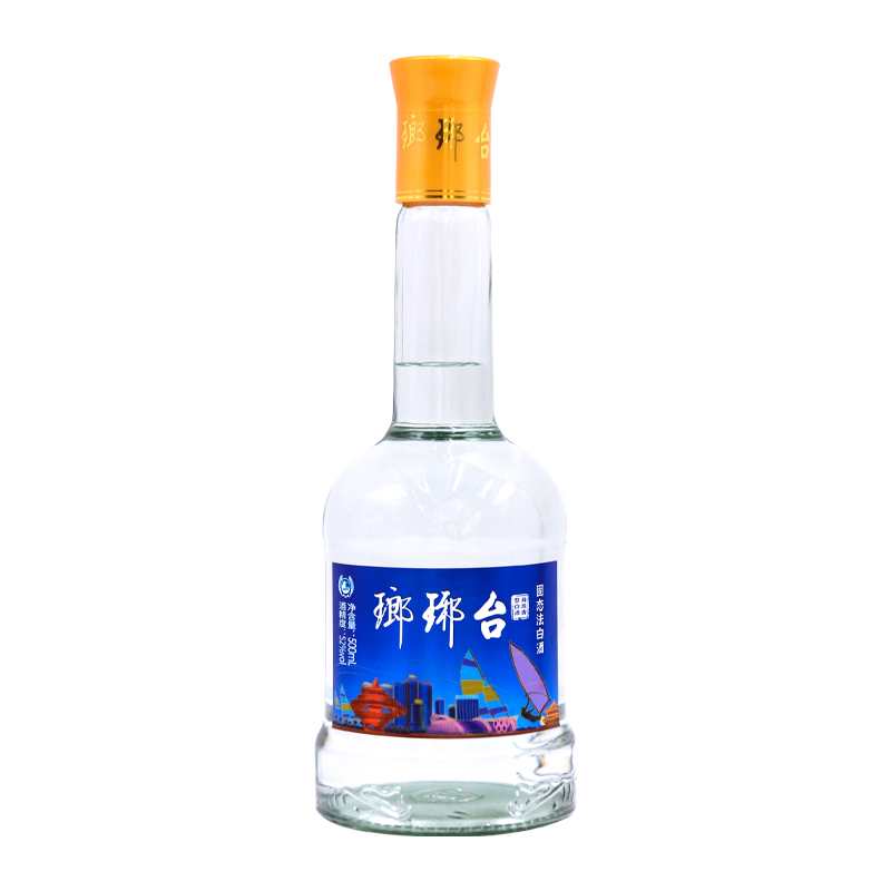琅琊台52度整箱高度白酒海派香型青岛蓝2号 青岛特产送礼山东白酒