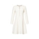Claire Tier 2025 Spring Wool Fragrance Commuting Style Lady A-Line Skirt Dress