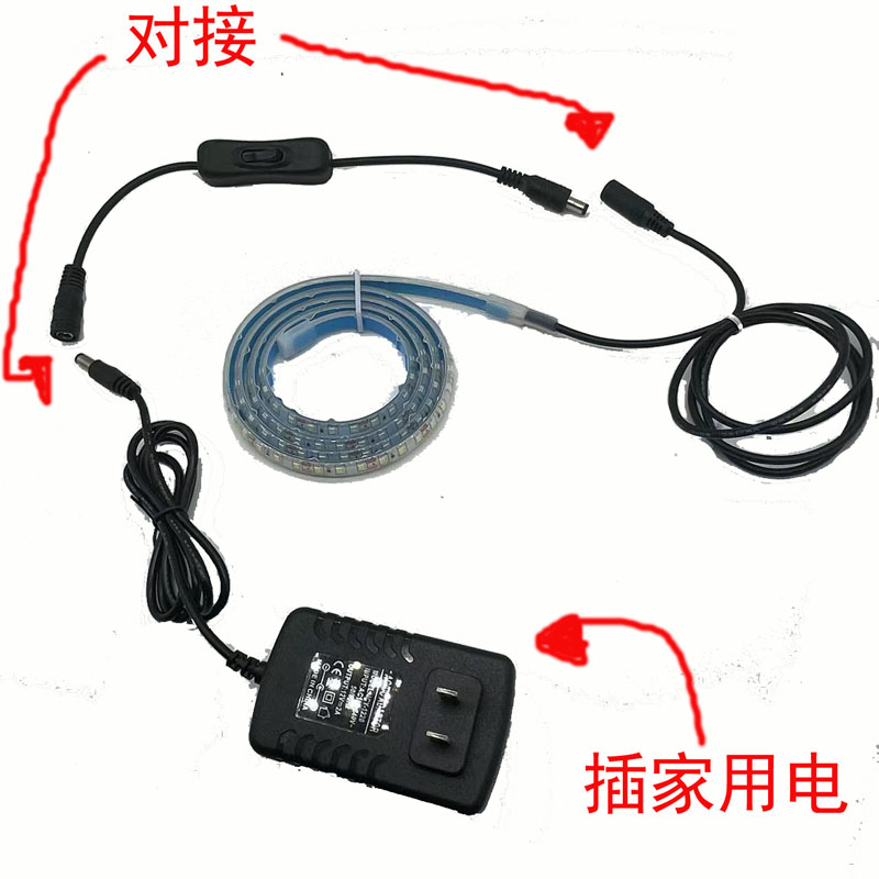 鱼缸水缸灯带水底灯条led低压安全12v24v实心灌胶防水可泡水家用 - 图2