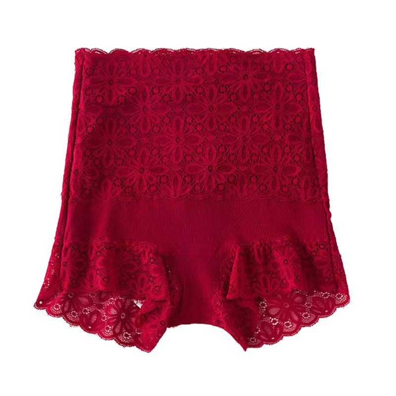 莫代尔高腰收腹安全裤大码高弹小肚子防走光蕾丝平角内裤女打底裤,淘宝优惠券,粉丝福利购,淘宝优惠卷