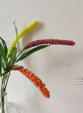 仿真麦穗大麦橱窗门头装饰挂饰垂钓花艺家居花束插花摆设婚庆花卉